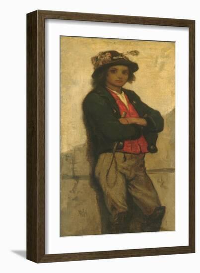 Italian Boy, c.1866-William Morris Hunt-Framed Giclee Print