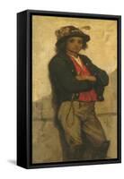 Italian Boy, c.1866-William Morris Hunt-Framed Stretched Canvas