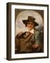 Italian Boy with a Guinea Pig, 1836 (Oil on Canvas)-William James Muller-Framed Giclee Print