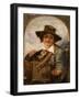 Italian Boy with a Guinea Pig, 1836 (Oil on Canvas)-William James Muller-Framed Giclee Print