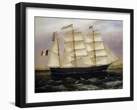 Italian Brigantine Simple-null-Framed Giclee Print