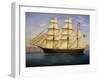 Italian Brigantine with Sails, Consilio-De Simone-Framed Giclee Print