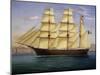 Italian Brigantine with Sails, Consilio-De Simone-Mounted Giclee Print