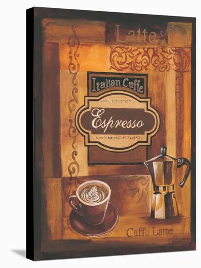 Italian Caffe-Gregory Gorham-Stretched Canvas