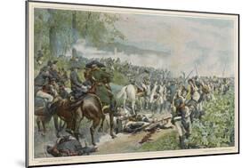 Italian Campaign Napoleon Halts the Retreat at Marengo-F. De Myrbach-Mounted Art Print