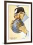 Italian Cartoon Depicting the German Kaiser as 'The Glutton' Trying to Eat the World-null-Framed Giclee Print