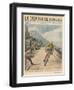 Italian Champion Gino Bartali Is Applauded by Spectators from His Own Country-null-Framed Photographic Print