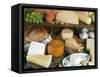 Italian Cheeses, Italy-Nico Tondini-Framed Stretched Canvas