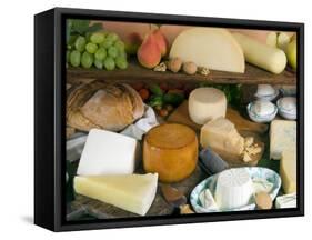 Italian Cheeses, Italy-Nico Tondini-Framed Stretched Canvas