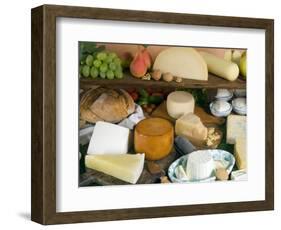 Italian Cheeses, Italy-Nico Tondini-Framed Photographic Print