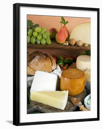 Italian Cheeses, Italy-Nico Tondini-Framed Photographic Print