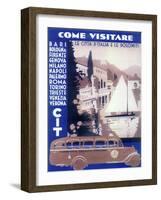 Italian Cities-Vintage Apple Collection-Framed Giclee Print