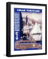 Italian Cities-Vintage Apple Collection-Framed Giclee Print