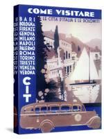 Italian Cities-Vintage Apple Collection-Stretched Canvas