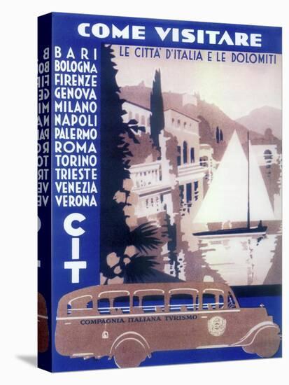 Italian Cities-Vintage Apple Collection-Stretched Canvas