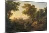 Italian Classical Landscape (Oil on Canvas)-Karoly I Marko-Mounted Giclee Print