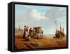 Italian Coast Scene-William Clarkson Stanfield-Framed Stretched Canvas