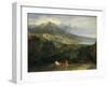 Italian Coastal Landscape, about 1670-Jean-François Millet-Framed Giclee Print