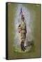 Italian Colonial Native Cavalry, "Hawk Feathers"-null-Framed Stretched Canvas