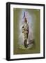 Italian Colonial Native Cavalry, "Hawk Feathers"-null-Framed Giclee Print