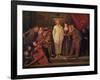 'Italian Comedians', c1720-Jean-Antoine Watteau-Framed Giclee Print