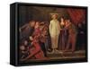'Italian Comedians', c1720-Jean-Antoine Watteau-Framed Stretched Canvas