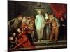 Italian Comedians, circa 1720-Jean Antoine Watteau-Mounted Giclee Print