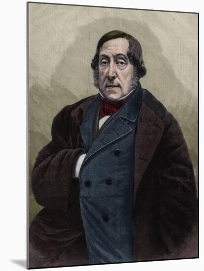 Italian Composer Gioachino Rossini-Stefano Bianchetti-Mounted Giclee Print