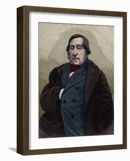 Italian Composer Gioachino Rossini-Stefano Bianchetti-Framed Giclee Print