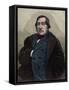 Italian Composer Gioachino Rossini-Stefano Bianchetti-Framed Stretched Canvas