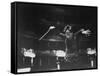 Italian Conductor Claudio Abbado Rehearsing the La Scala Opera Orchestra-Alfred Eisenstaedt-Framed Stretched Canvas