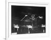 Italian Conductor Claudio Abbado Rehearsing the La Scala Opera Orchestra-Alfred Eisenstaedt-Framed Premium Photographic Print