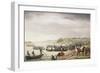 Italian Corps of Eugene De Beauharnais Crossing the Niemen on June 1812-Albrecht Adam-Framed Giclee Print