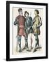 Italian Costume 1380-null-Framed Art Print