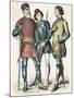 Italian Costume 1380-null-Mounted Art Print