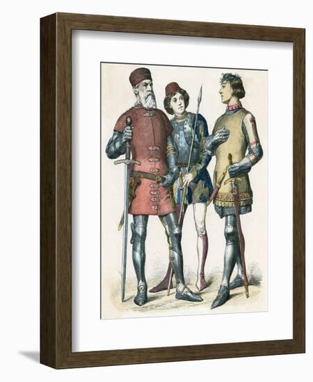 Italian Costume 1380-null-Framed Art Print