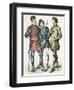 Italian Costume 1380-null-Framed Art Print