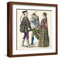 Italian Costumes 1488-90-null-Framed Art Print