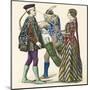 Italian Costumes 1488-90-null-Mounted Art Print