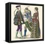 Italian Costumes 1488-90-null-Framed Stretched Canvas