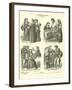 Italian Costumes, Late 19th Century-null-Framed Giclee Print