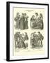 Italian Costumes, Late 19th Century-null-Framed Giclee Print