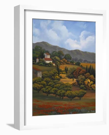 Italian Countryside I-Vivien Rhyan-Framed Art Print