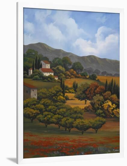 Italian Countryside I-Vivien Rhyan-Framed Art Print