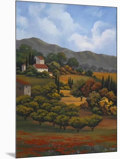 Italian Countryside I-Vivien Rhyan-Mounted Art Print