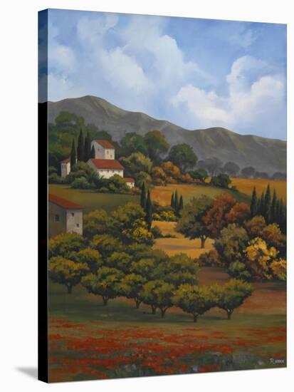 Italian Countryside I-Vivien Rhyan-Stretched Canvas