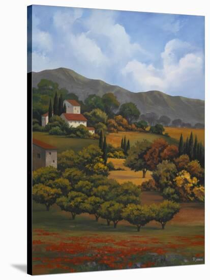 Italian Countryside I-Vivien Rhyan-Stretched Canvas