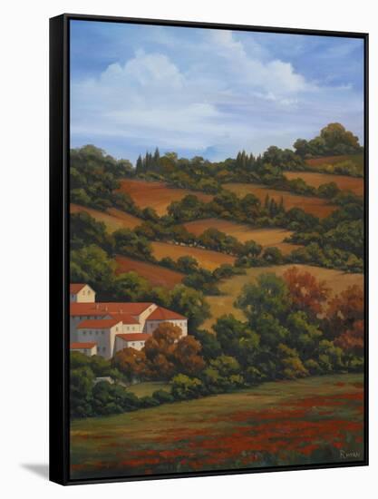 Italian Countryside II-Vivien Rhyan-Framed Stretched Canvas