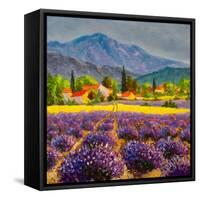 Italian Countryside  -Square-Valery Rybakow-Framed Stretched Canvas