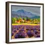 Italian Countryside  -Square-Valery Rybakow-Framed Art Print